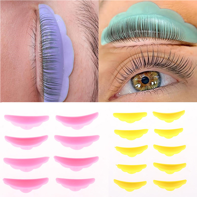 Eyelash Extension London - 5Pairs Lash rzęs szczepienia silikonowe Perm