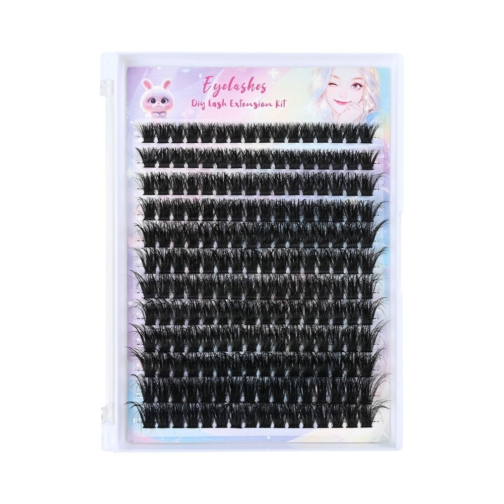 Eyelash Extension Wispy - Naturalne rzęsy na pasku, zestaw do