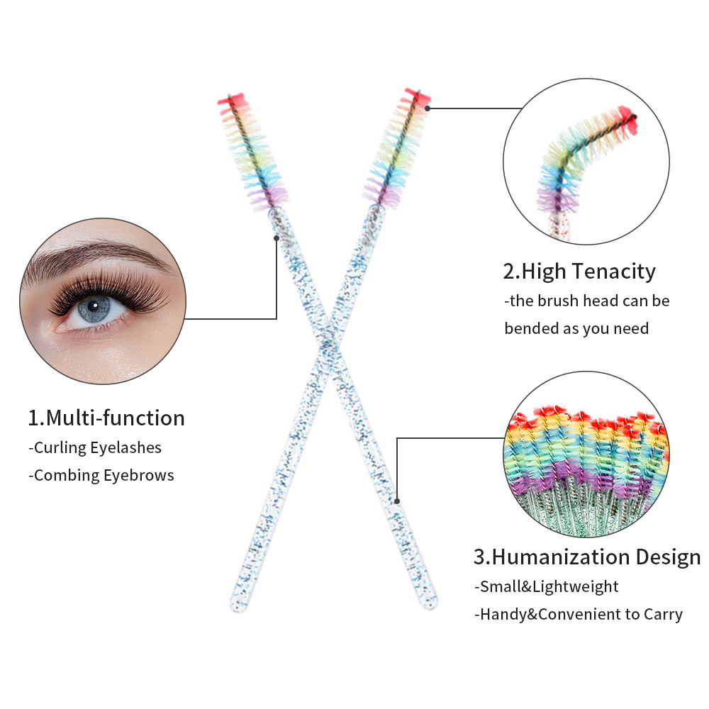 50 SZT. Tęczowe Kryształowe Pę – Eyelash Extension London recenzja i cena